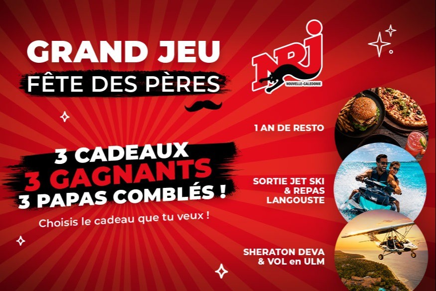 Jeu Spécial Fête des Pères : 3 cadeaux d’exception à gagner